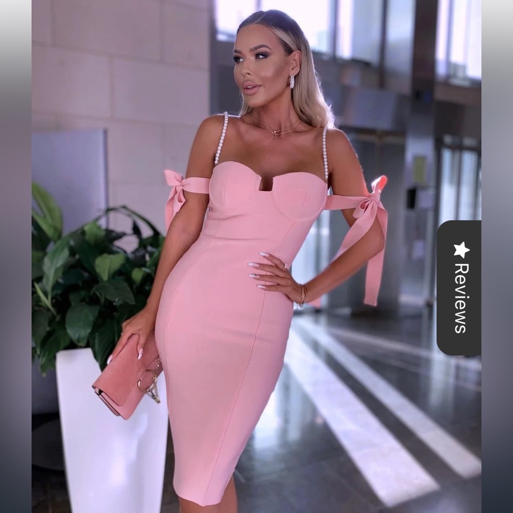 Catwalk Connection Tori White Midi Dress - Picture 3 of 5